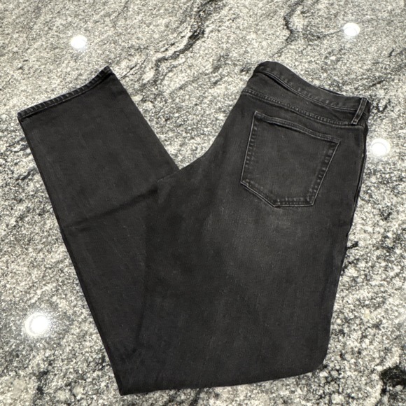 Proper Cloth Jeans Mens 36x35 Black Denim‎ Jeans Great Shape #998 - Picture 14 of 14